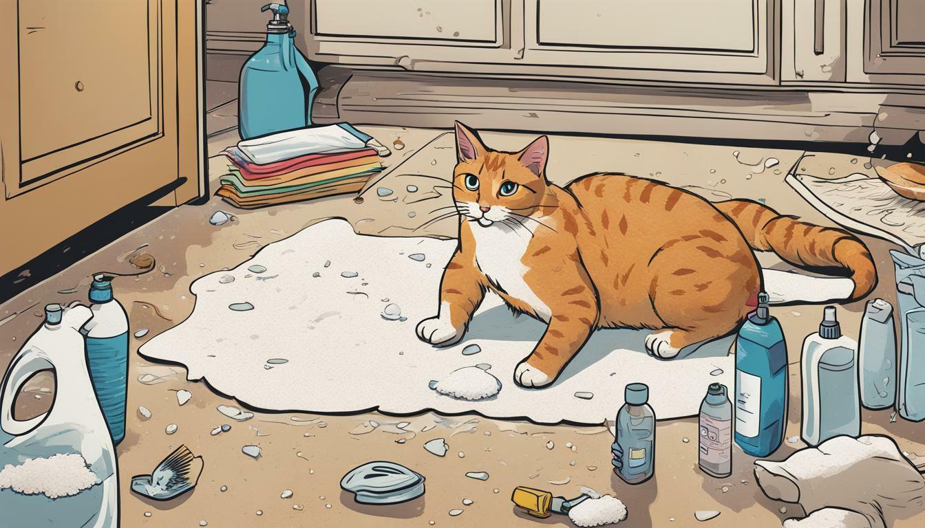 how to clean cat pee from carpet