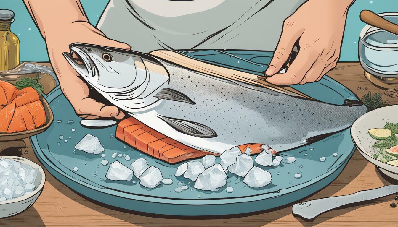 how to clean salmon